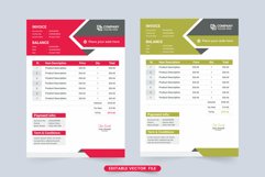 Purchase bill and invoice template Product Image 1