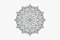 Kids Coloring Book Mandala Ornament Product Image 1