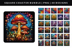 Square Coaster Design | Square Coaster PNG Bundle Product Image 1