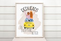 Redhead Woman Sublimation Png Product Image 2