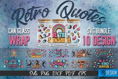 Glass Can Wrap SVG | Retro Wrap SVG | Glass Can Bundle Product Image 11