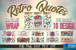 Glass Can Wrap SVG | Retro Wrap SVG | Glass Can Bundl vol.2 Product Image 6