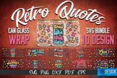 Glass Can Wrap SVG | Retro Wrap SVG | Glass Can Bundle vol.8 Product Image 12