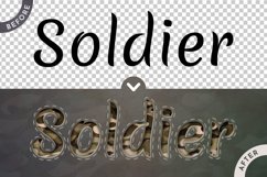 5 Soldier Editable Text Effects, Graphic Styles Product Image 2