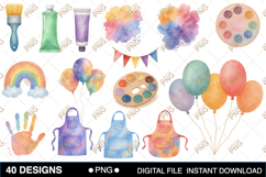Little Artists Clipart Product Image 2