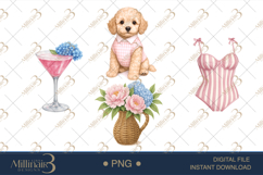 Country Club Watercolor Clipart PNG Product Image 1