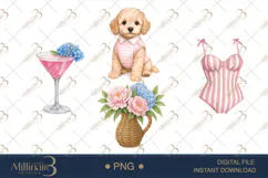 Country Club Watercolor Clipart PNG Product Image 1