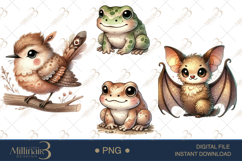 Boho Woodland Baby Animal Clipart Product Image 1