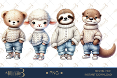 Chill Animals Clipart Product Image 1