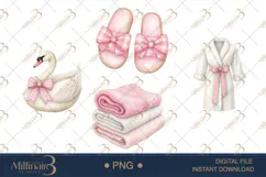 Country Club Watercolor Clipart PNG Product Image 1