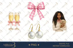 Country Club Watercolor Clipart PNG Product Image 1