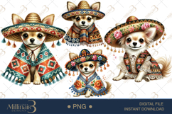 Cinco de Mayo Chihuahua Clipart Product Image 1