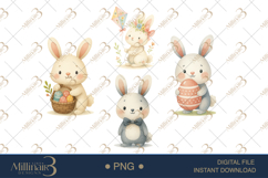 Easter Bunny Baby Shower Clipart Product Image 1