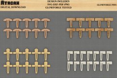 Glowforge Pins Bundle - honeycomb pins - crumb tray pin 748 Product Image 1