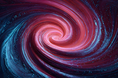 Red and Blue Liquid Swirl Abstract Vortex Background Product Image 1