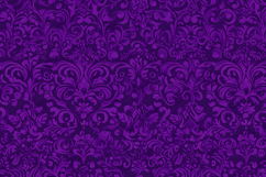 Regal Purple Damask Pattern Digital Paper Background Product Image 1