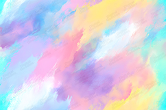 Pastel Abstract Brushstroke Colorful Soft Art Background Product Image 1