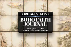 Boho Faith Journal Junk Journal Digital Kit| Junk Journal Product Image 1