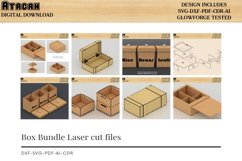 Multipurpose boxes / Glowforge Box files / Laser cut files Product Image 1