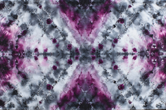Magenta Grey Tie-Dye Symmetry | Ice Dye Abstract Texture Product Image 1