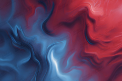 Abstract Red and Blue Fluid Art - Marble Swirl Background Product Image 1