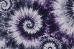 Purple Spiral Tie Dye Texture - Indigo Shibori Digital Paper Product Image 1