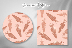 Easter Eggs Carrot Seamless Pattern Product Image 4