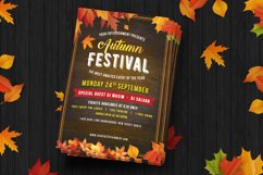 Autumn Festival Flyer A4 Print Template Product Image 1