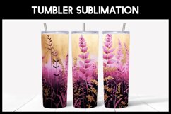 Gold Glitter Flower Tumbler Sublimation I Gold Tumblers Product Image 1
