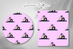 Christian Easter Cross Seamless Pattern Product Image 4