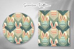 Pastel Bunny Ears Easter Seamless Pattern Product Image 4