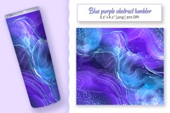 20 oz Winter Tumbler design, Winter ice skinny tumbler Product Image 1