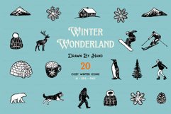 Winter Wonderland Icons Hand Drawn Graphics Product Image 2