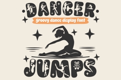 Dance Font, Groovy Ballet Font, Dancer Alphabet Letters Product Image 1