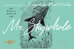 Mr. Skywhale - A Handwritten Script Font Product Image 1