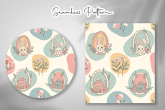 Cute Easter Bunny Egg Seamless Pattern Product Image 4
