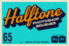 Halftone Photoshop Brushes Product Image 1