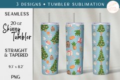 Christmas Tumbler Sublimation. 20oz Winter Tumbler Wraps PNG Product Image 1