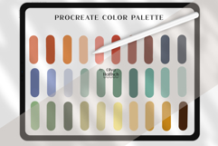 Trendy Procreate Palette. Cozy Retro Color Swatches Product Image 2