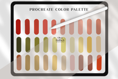 Peach Procreate Palette. Natural Summer Color Swatches Product Image 2