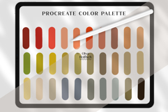 Bright Procreate Palette. Cozy Warm Color Swatches Product Image 2