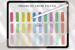 Bright Procreate Palette. Tropical Summer Color Swatches Product Image 2