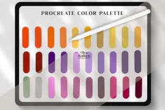 Halloween Procreate Palette. Vibrant Spooky Color Swatches Product Image 2