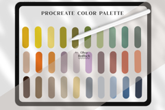 Natural Procreate Color Palette. Summer Color Swatches Product Image 2