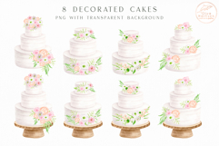 Watercolor Wedding Bundle. Floral Clipart, Wedding Arch PNG Product Image 2