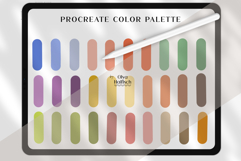 Bright Procreate Palette. Cheerful Retro Color Swatches Product Image 2