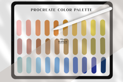 Vintage Procreate Palette. Earthy Muted Color Swatches Product Image 2