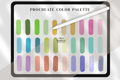 Bright Procreate Palette. Cheerful Summer Color Swatches Product Image 2