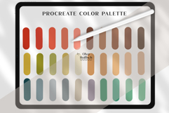 Modern Procreate Palette. Cozy Bright Color Swatches Product Image 2