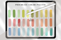 Cute Procreate Palette. Fresh Spring Color Swatches Product Image 2